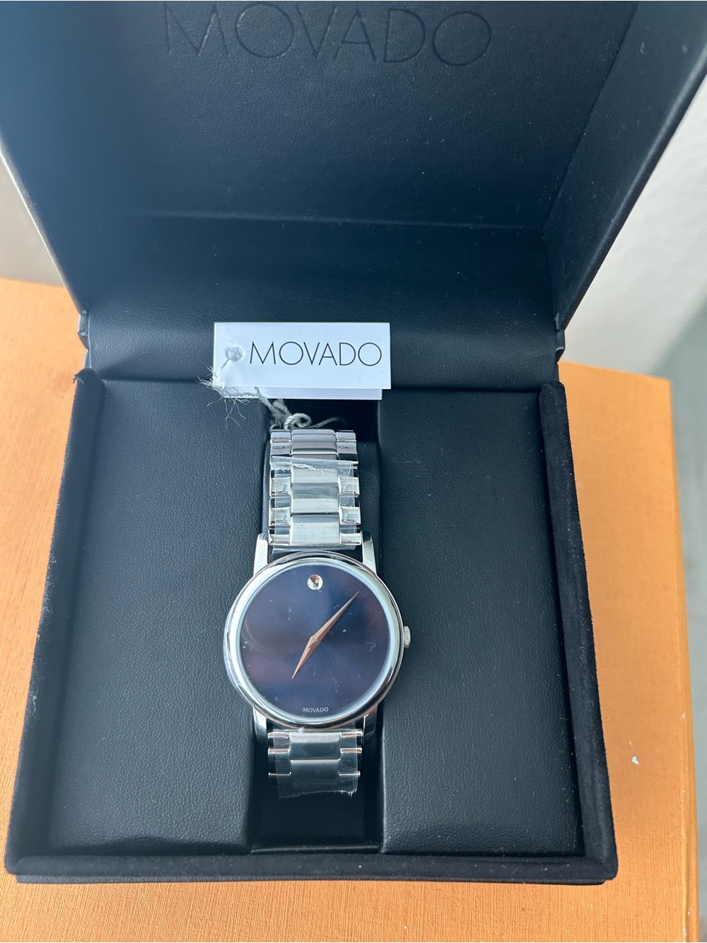 Brand-New Movado Museum Classic – Navy Blue Dial
